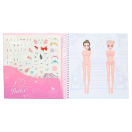 TOPModel dress me up stickerboek BALLET