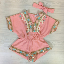 Sunny island playsuit - pink