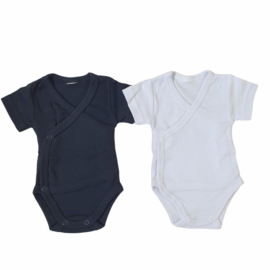 Overslag romper shortsleeves