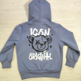ICON Zip Rebel Bear Set - Dusty blue