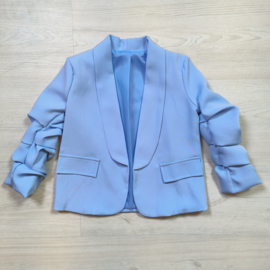 About the sleeves blazer - blauw