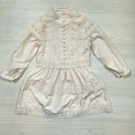 Laced dress - beige