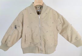 Your diamond bomber - beige