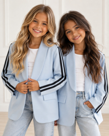 Sport Stripe Chic Blazer - blauw