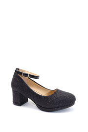 Glittery heels - zwart