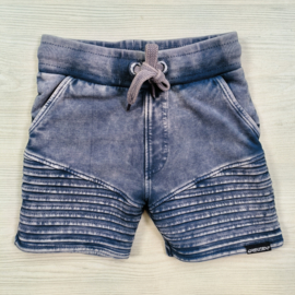 Boys biker short - Denim wash