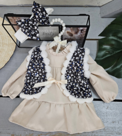 Little Boho set - beige/blauw