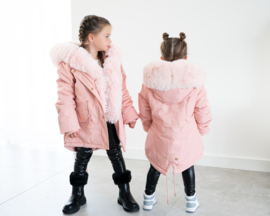 Girls winter parka - roze