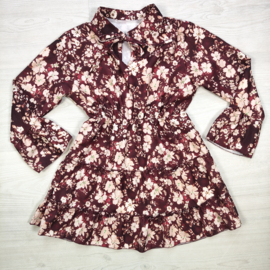 Blooming Grace Dress - bordeaux