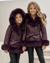 Little Miss Luxe jacket - bordeaux