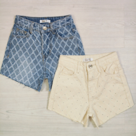 Your Sparkle Pattern Short - blauw