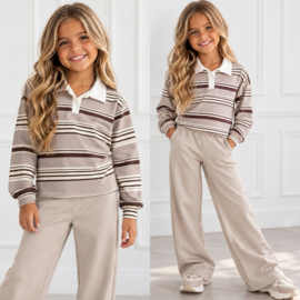 Classic Stripe Polo Set