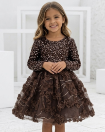 Chocolate Rose Party Dress