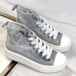 Love sneakers - Silver