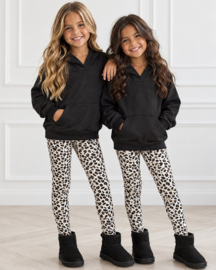 Leopard legging - beige