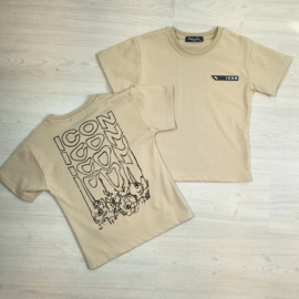 Icon melt tee - beige