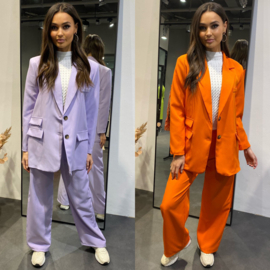 Coloured blazer set