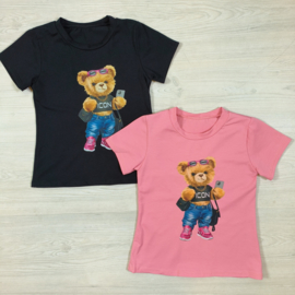 Girls icon bear tee