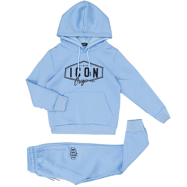 Icon jogging set logo - blauw
