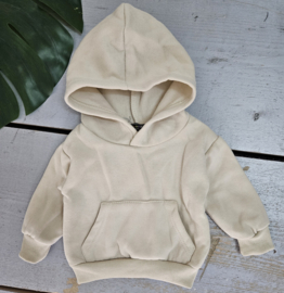 Beige hooded sweater