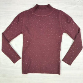 Diamond Basic Top - bordeaux
