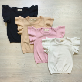 Ruffled sleeve top