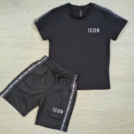 Icon fast life set - zwart