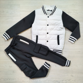 Baseball vest set - wit