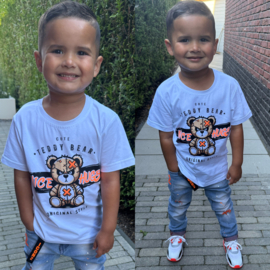 Hugs bear tee - Wit