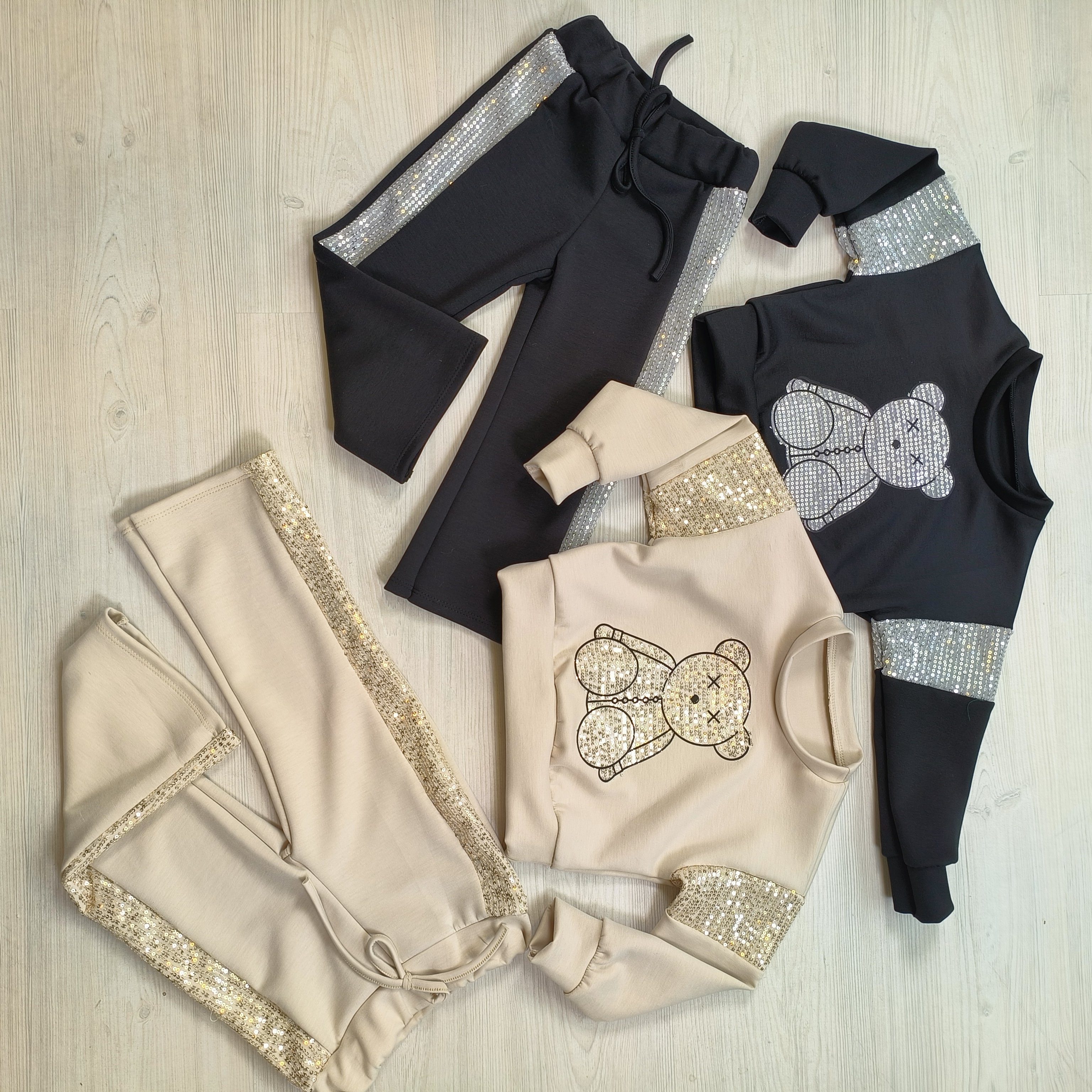 Shiny bear set