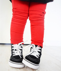 Basic biker legging - Rood