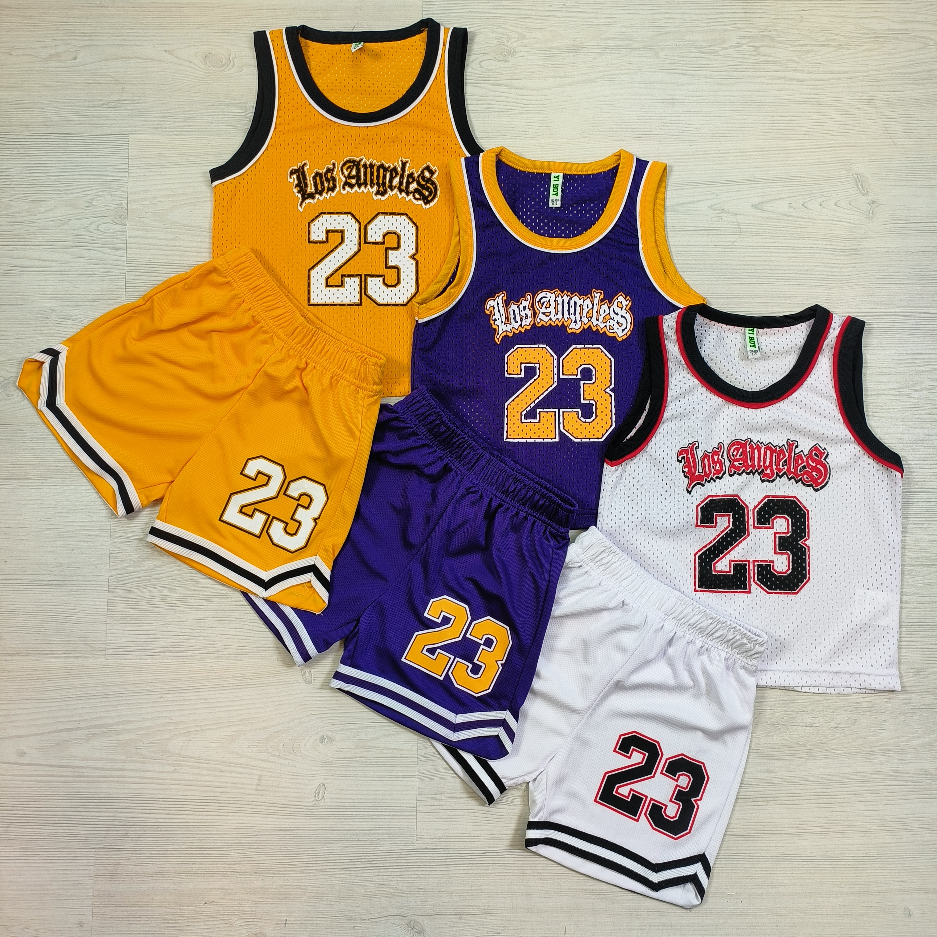 Los Angeles basketball set