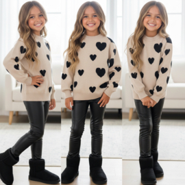 Next Hartjes trui - beige