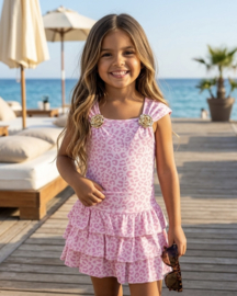 Glam Animal Print Set - roze