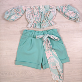 Paisley Breeze Set - mint