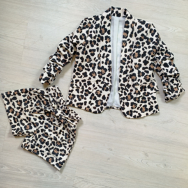 Leopard blazer & Short set