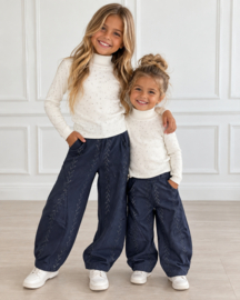 Everyday glam jogger - donkerblauw
