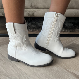 Cowboy boots - wit