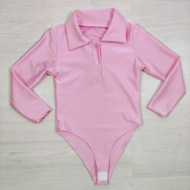 Pink Polo Bodysuit