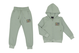 ICON Floral Tracksuit - groen (verzenddatum 16 okt)