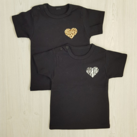 Printed heart shirt Shortsleeves