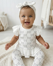 Summer girl designer set - wit