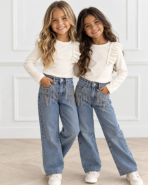 Your diamond fringe jeans