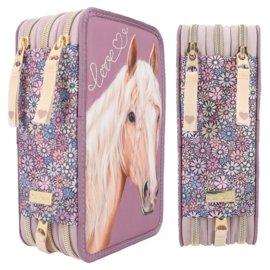 Miss Melody 3-vaks etui FLOWERFIELD