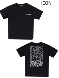 Icon melt tee - zwart