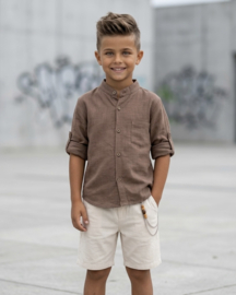 Summer Chic Boys Blouse - bruin