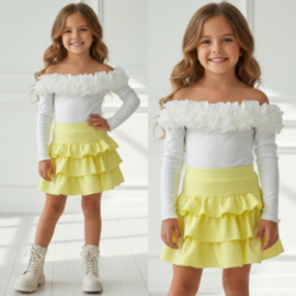 Diva Ruffle Shoulder Body (5 kleuren)