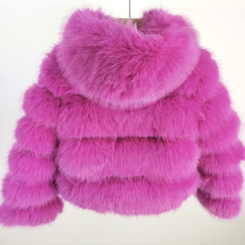 Your cuddly jacket - Roze