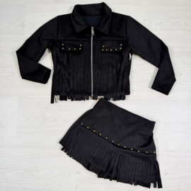 Wild West Fringe Set - zwart