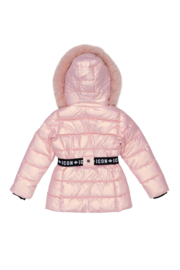 ICON Girls Luxe Puffer Jacket - roze